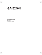 Gigabyte GA-E240N User manual