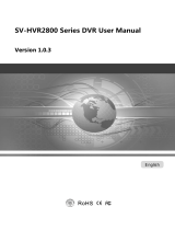 ROHS SV-HVR2800 series User manual