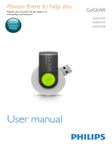 Philips SA4DOT04 User manual