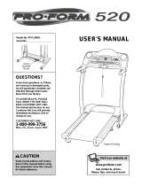 ProForm CrossWalk Advanced 525x User manual