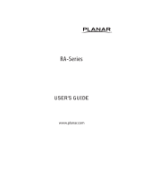 Planar RA-Series User manual
