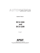 APG DCU-1100 User manual