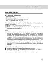 Gateway DC-T50 User manual