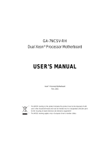 Gigabyte GA-7NCSV-RH User manual