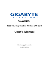 Gigabyte GN-WI02GM User manual