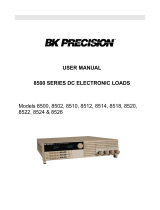 BK Precision 8512 User manual