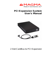 Magma PCI Expansion System User manual