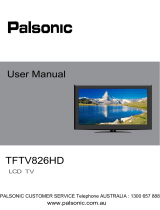Palsonic TFTV826HD Silver Remote Owner's manual