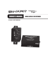 Binary B-320-1CAT-HDIR-W Owner's manual
