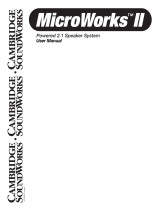 Cambridge SoundWorks Center Channel II User manual