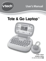 VTech Tote & Go Laptop Pink User manual