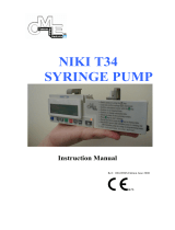 CME NIKI T34 Stringe Pump User manual
