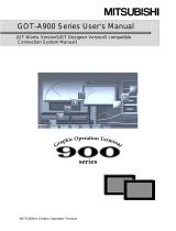 Mitsubishi Electric GOT-A900 Series User manual