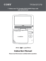 Coby TFDVD7008 - DVD Player - 7 User manual