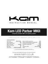 Kam LED Parbar MKII User manual
