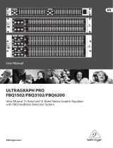 Behringer ULTRAGRAPH FBQ-PRO FBQ3102 User manual
