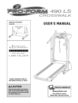 Pro-Form 490LS CROSSWALKER User manual