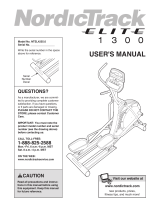 NordicTrack ELITE NTEL4255.0 User manual