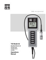 YSI 55 Owner's manual