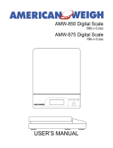 American Weigh AMW-875 User manual