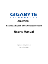 Gigabyte GN-WBKG User manual