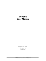 ICP DAS USA M-7002 User manual