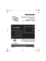 Panasonic DMC-FX33 User manual