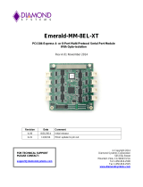 Diamond Systems Emerald-MM-8EL 4- or 8-Port User manual