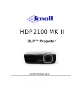 Knoll Systems DLP HDP2100 MK II User manual
