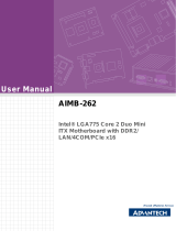 Advantech AIMB-262 User manual