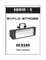 Equinox Systems Explo Strobe EX-2500 User manual