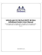 Mellanox Technologies InfiniScale MTS3600R-2BNC User manual