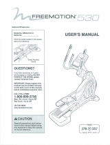 Pro-Form 910 E User manual