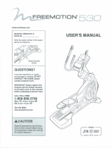 NordicTrack PFEL09911.0 User manual