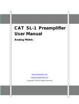 Analog Metric SL-1 User manual