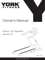 York Fitness Active 125 Owner's manual