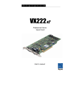 Digigram VX222v2 User manual