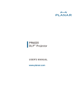 Planar PR6020 User manual