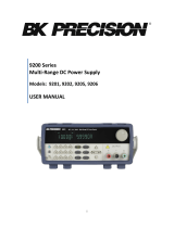 B&K Precision Model 9205 User manual