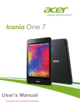 Acer Iconia One 8 User manual