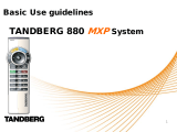 TANDBERG 880 MXP Basic Use Manuallines