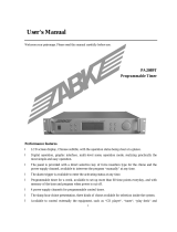 ABK PA2089T User manual