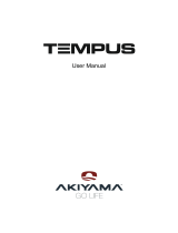 Akiyama TEMPUS User manual