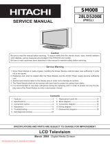 Hitachi 28LD5200E User manual