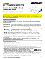 Hitachi CP-WX8265 User manual