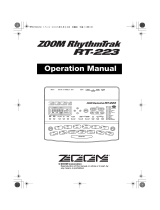 Zoom RT-223 Owner's manual