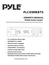 Lanzar PLCD5MRBTS Owner's manual