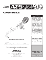 Stamina 1405 Air Rower Owner's manual