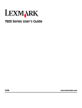 Lexmark 7600 series User manual