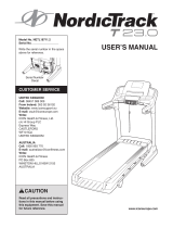 NordicTrack T 23.0 User manual